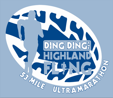 2025 blue FLING sticker